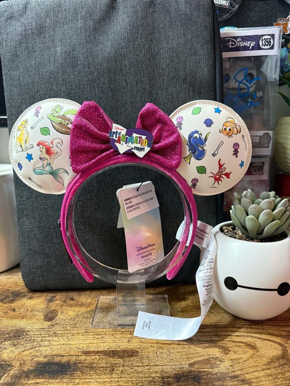 Disney Parks Loungefly Art of Animation Resort UV Color Changing Character Ears